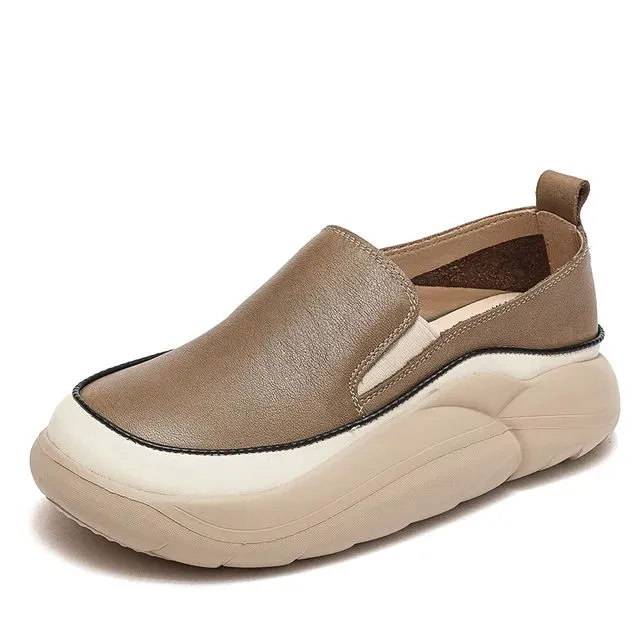 Women's Flats Loafers Breathable Moccasins Boat Shoes 31661 Fashionable Loafers