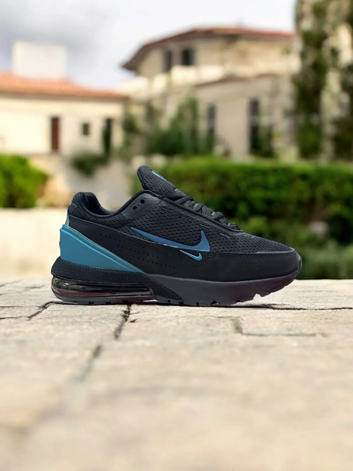 Asics 360 Shoes Max 270 Black Laser Running Shoes For Men