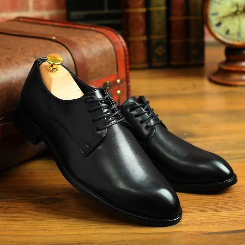 High Quality Genuine Leather Men Dress Shoes Comfortable Casual Formal Business Wedding Dress Shoes Casual Shoes Wear Dresses