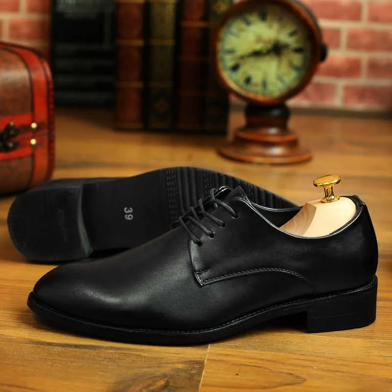 High Quality Genuine Leather Men Dress Shoes Comfortable Casual Formal Business Wedding Dress Shoes Cole Haan Business Casual Shoes