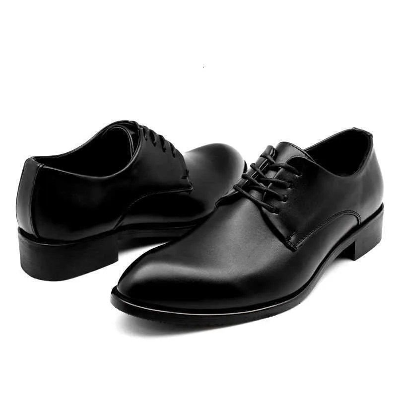 Casual Ecco Shoes High Quality Genuine Leather Men Dress Shoes Comfortable Casual Formal Business Wedding Dress Shoes