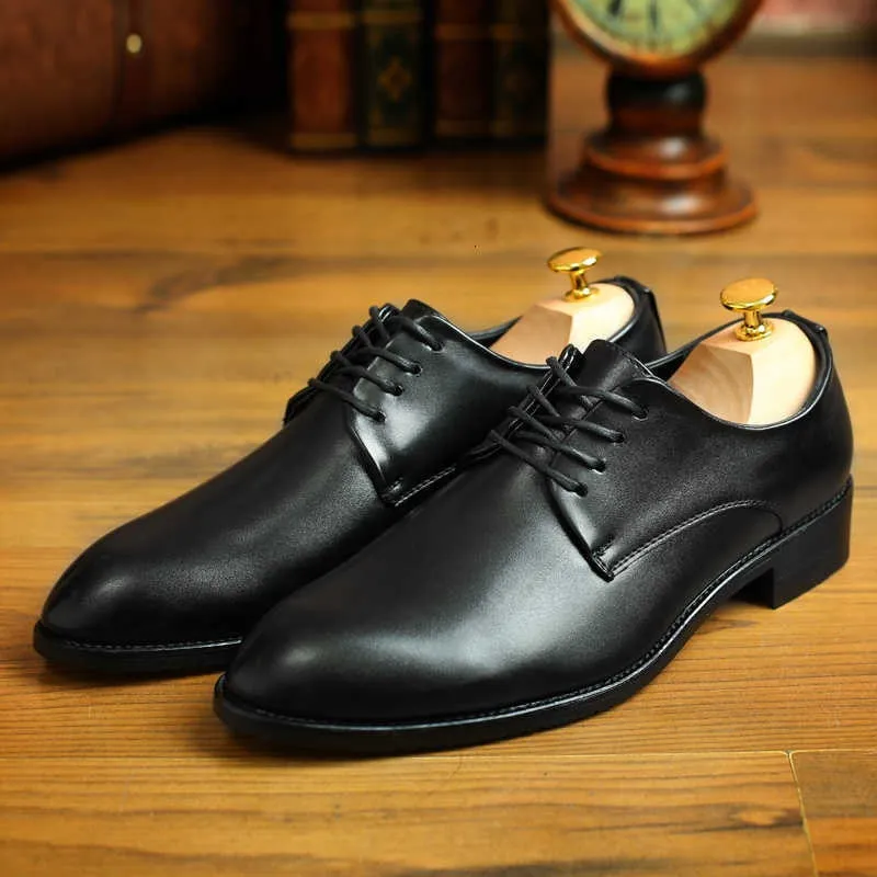 Casual Shoes Crossword High Quality Genuine Leather Men Dress Shoes Comfortable Casual Formal Business Wedding Dress Shoes