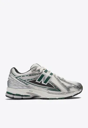 1906R Low-Top Sneakers in Silver Metallic with Nightwatch Green and Sea Salt All Types Of New Balance Shoes