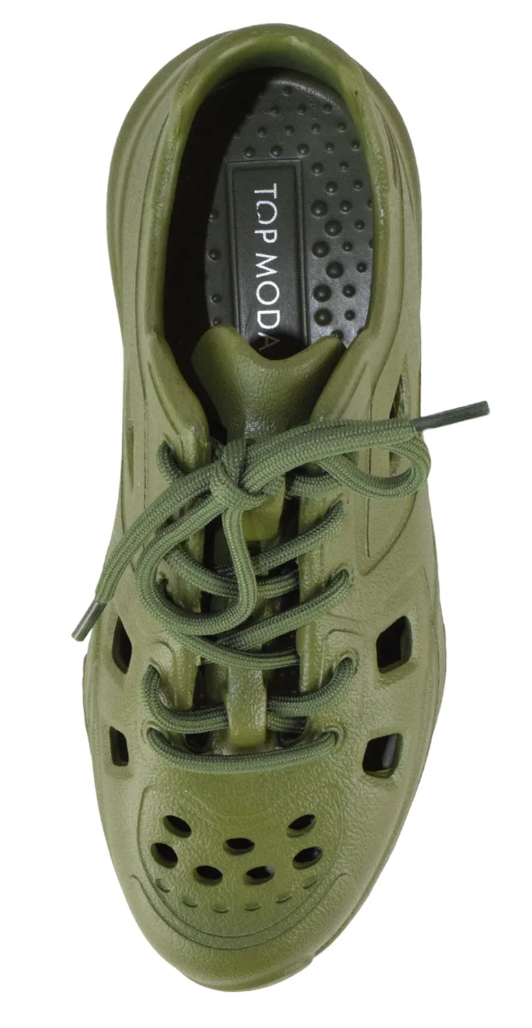 TAVO-1 Olive Green TOP MODA 90s Sneakers