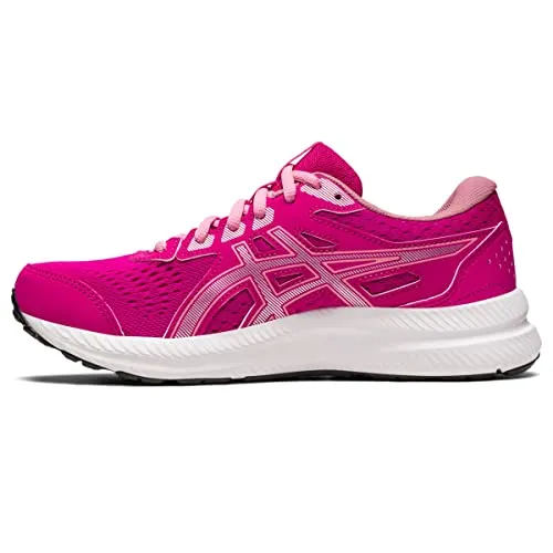 ASICS Women's Gel-Contend 8 Running Shoes, 8, Pink Rave/Pure Silver Asics Shoes Gel Excite 8