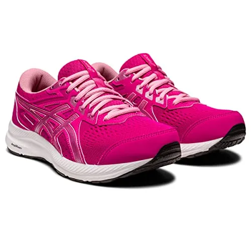 ASICS Women's Gel-Contend 8 Running Shoes, 8, Pink Rave/Pure Silver Running Shoes Asics Superblast 2