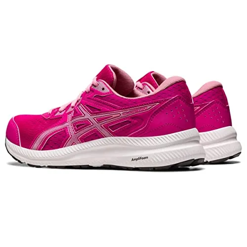 Asics Matflex 5 Wrestling Shoes ASICS Women's Gel-Contend 8 Running Shoes, 8, Pink Rave/Pure Silver
