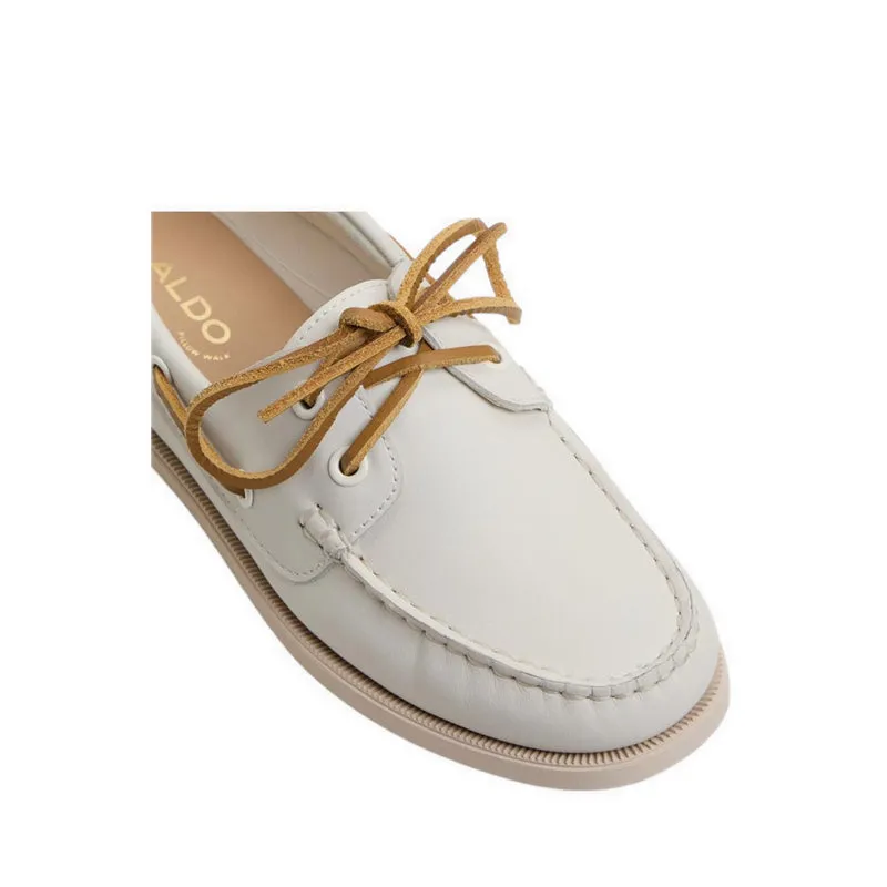 HARBORCHIC BOAT SHOE - WHITE/BONE Shoes Canvas Slip On