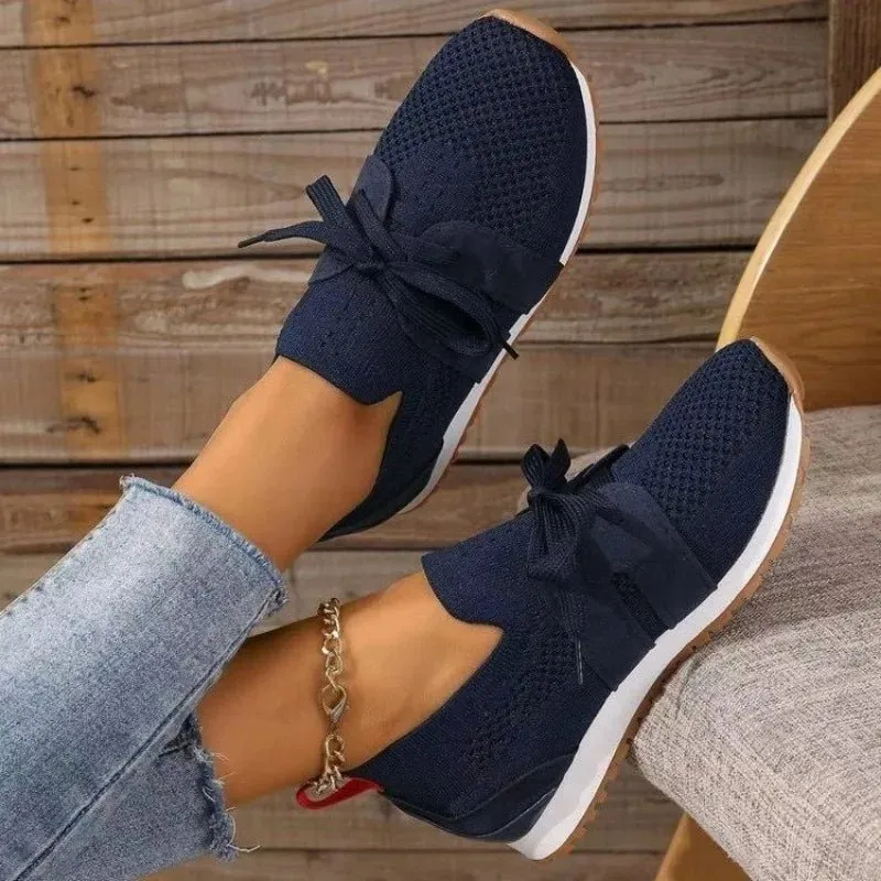 Stylish Mesh Sneakers with Bow Sneakers Tommy Hilfiger