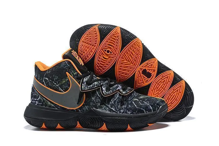 Nike Kyrie 5 Camoplage Orange Men Basketball Shoes Sale Size US 7-12 Best Asics Running Shoes For Pronation