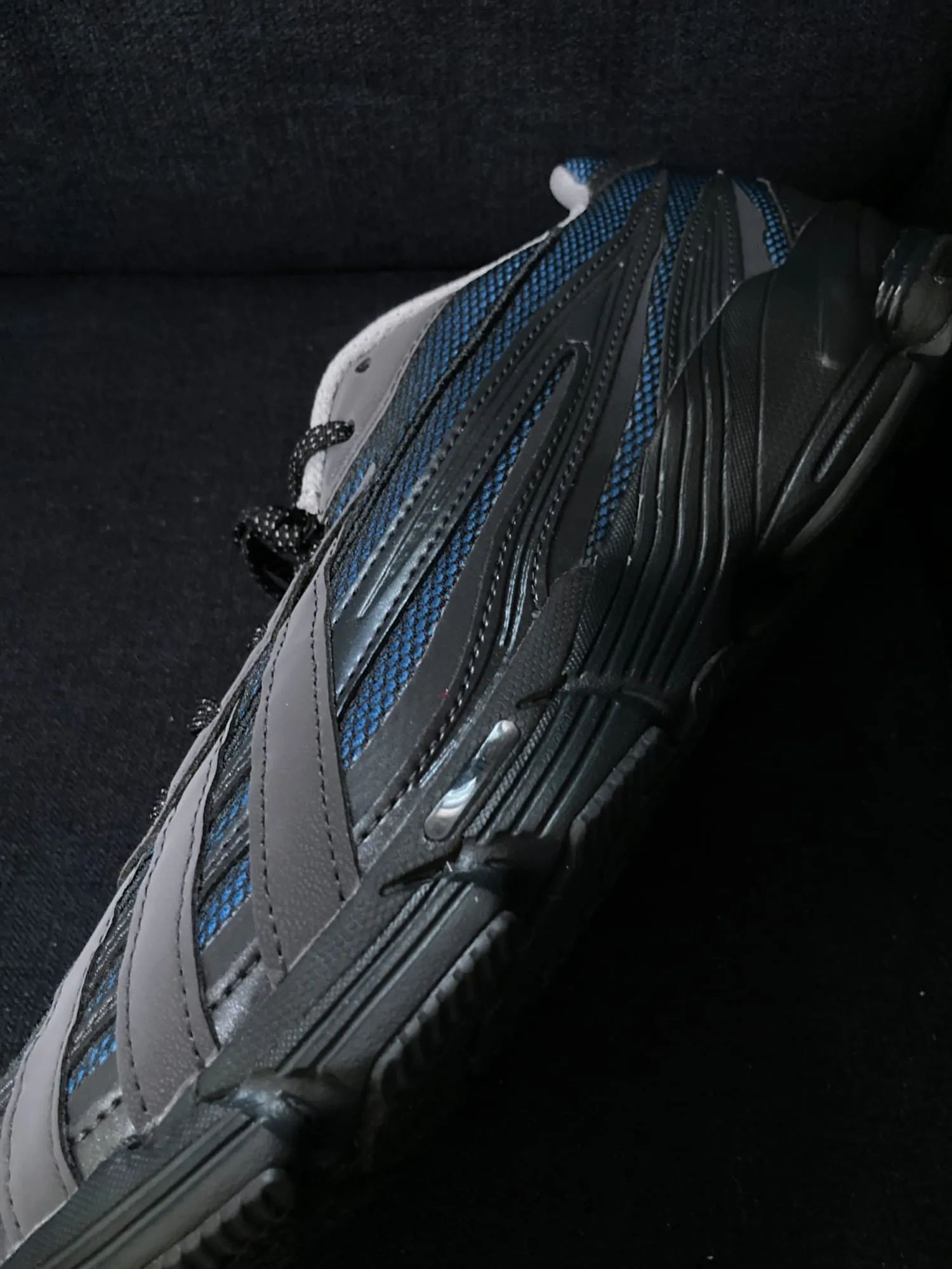 Adidas Zoysia Spikeless Golf Shoes Adidas Originals dark blue orketro sneakers - mens US size 9 blue carbon black