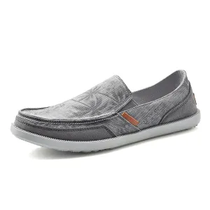 Mens Classic Cloth Shoes Breathable Slip on Flat Loafer | runandup Hoka Loafers
