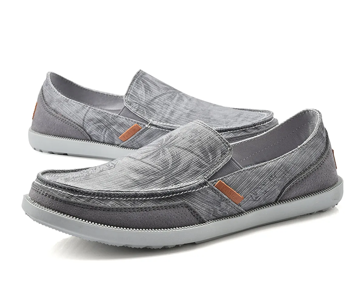 Mens Classic Cloth Shoes Breathable Slip on Flat Loafer | runandup Loafers Baltimore Md