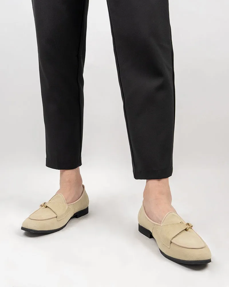 Men's Casual Suede Slip On Flats Boat Loafers Loafers Real Leather