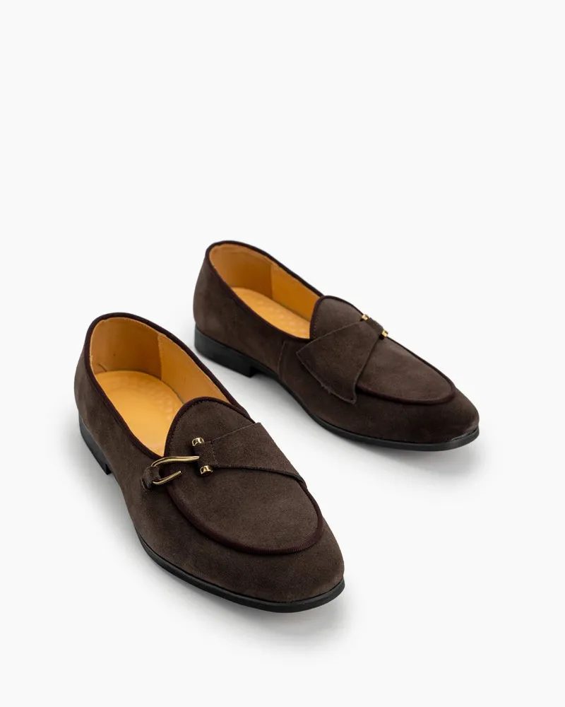 Dexter Loafers Men's Casual Suede Slip On Flats Boat Loafers