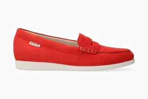 Metallic Slip Ons Volga - Red