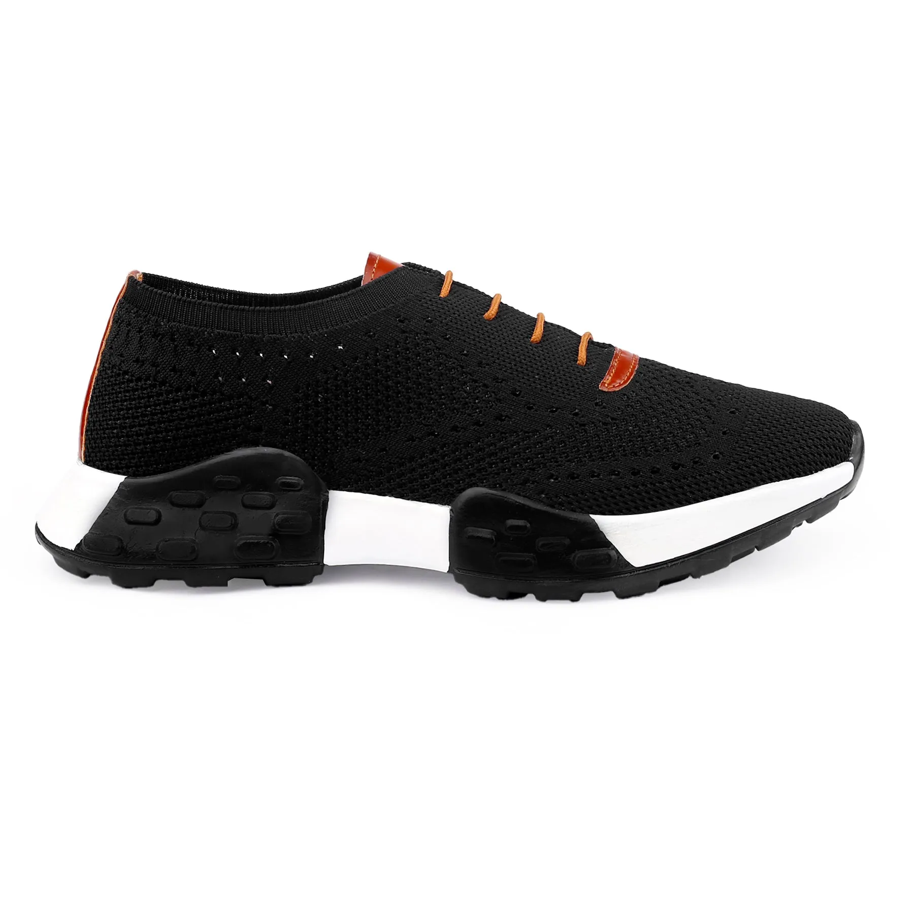 Men's Stylish Breathable Knitted Casual Sports Lace-Up Shoes Jcpenney Casual Shoes