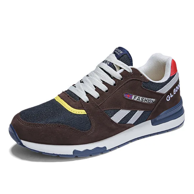 HOMASS New Trend Big Size Running Shoes Men Sneakers Breathable Air Mesh Shoes Outdoor Male Walking Shoes Black/Gray Sport Shoes Casual Rockport Shoes