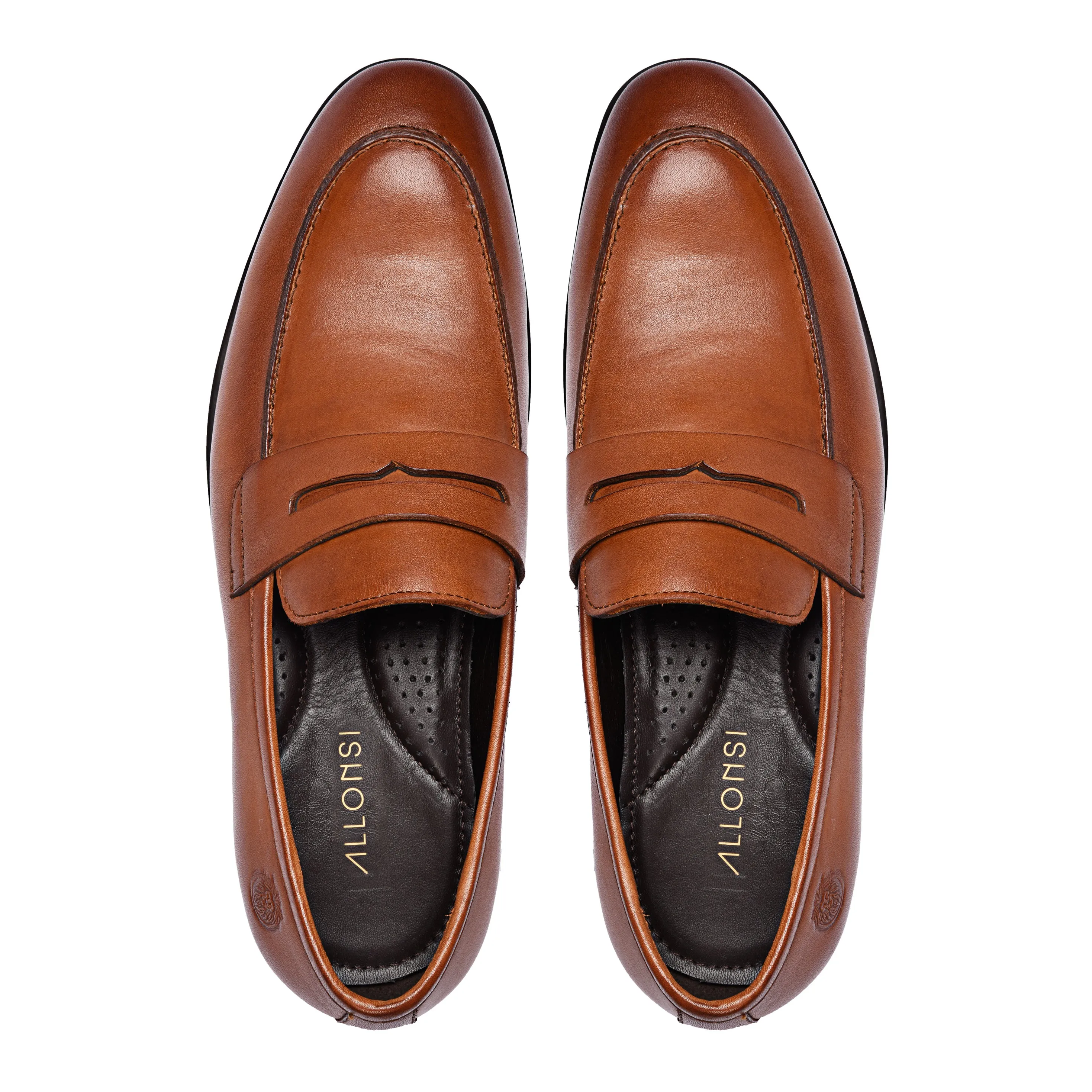 Samuel Classic Penny Loafers Loafers With Wide Leg Pants