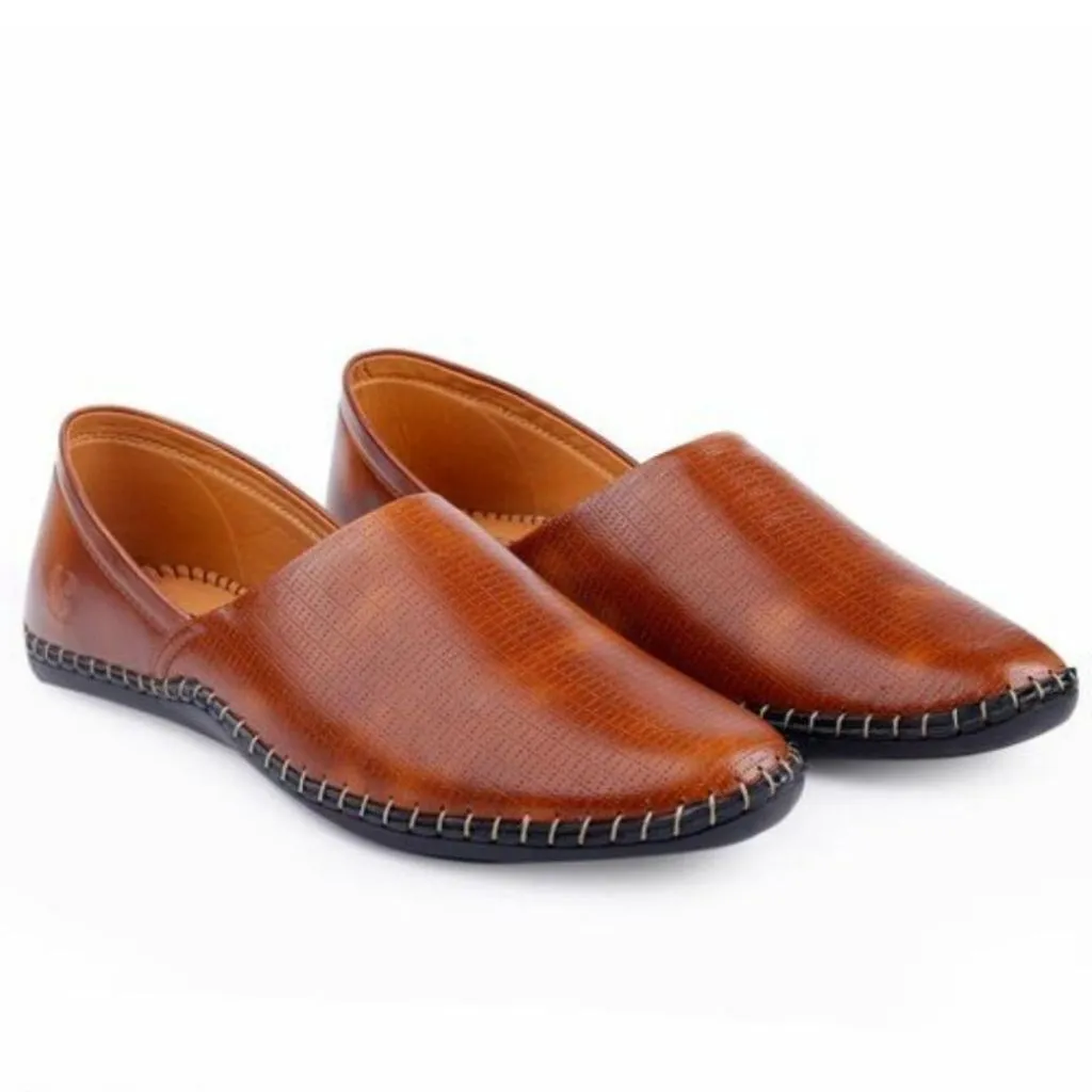 Stylish Punjabi Jutti Leather Loafers Shoes For Men Comfiest Sandals