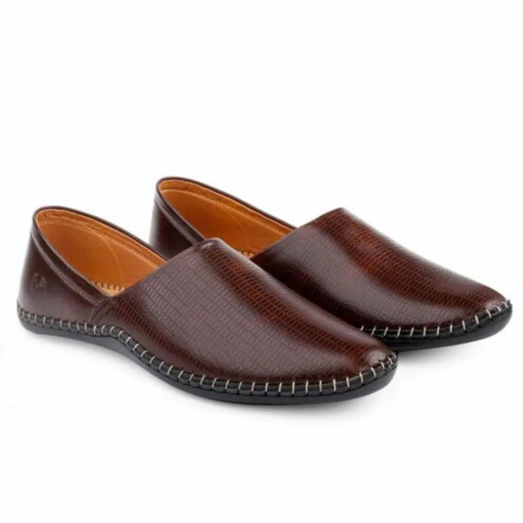 Stylish Punjabi Jutti Leather Loafers Shoes For Men Attilio Giusti Leombruni Sandals