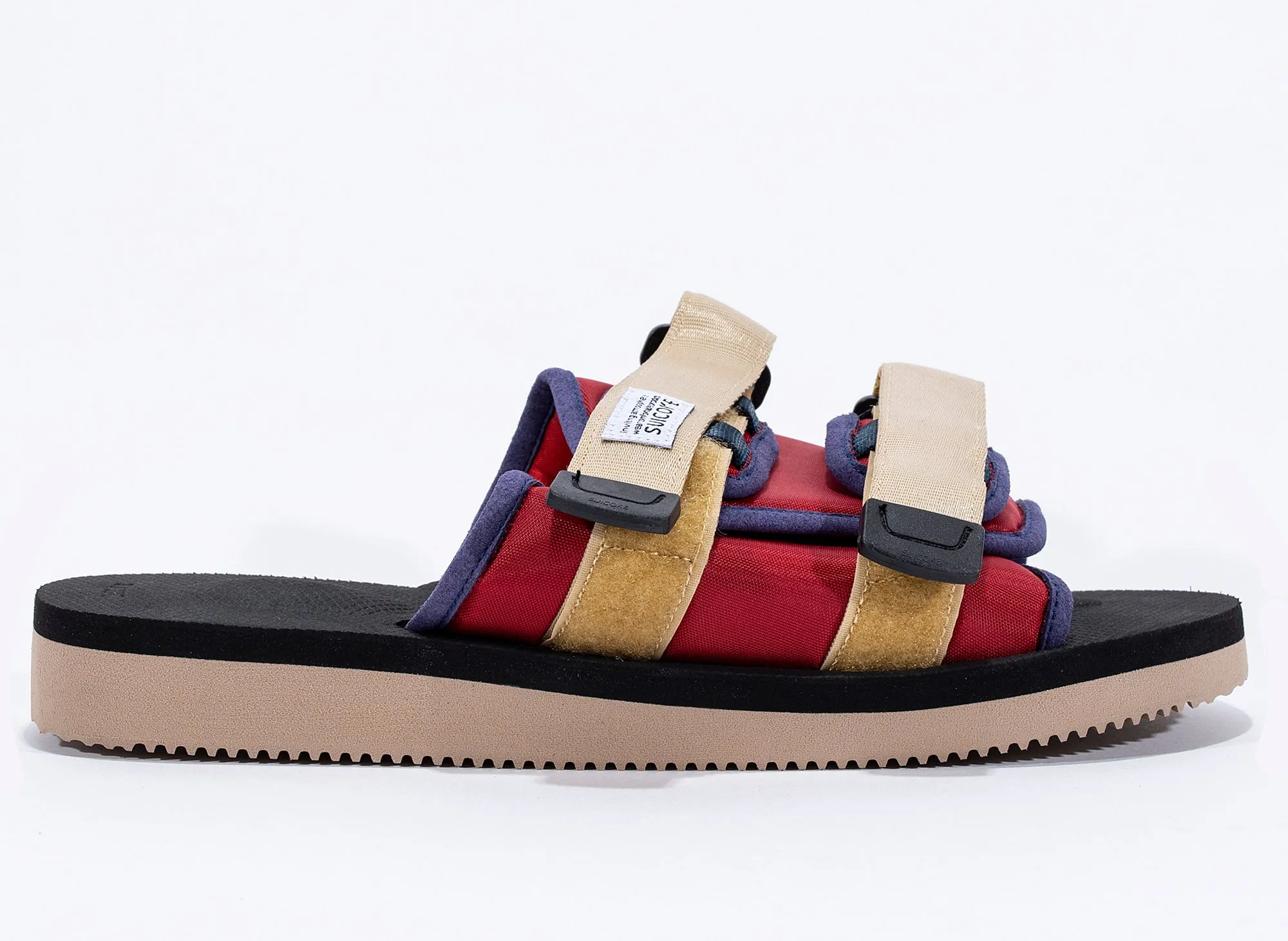 Suicoke Moto-Cab Sandals in Red/Black Terrain Sandals