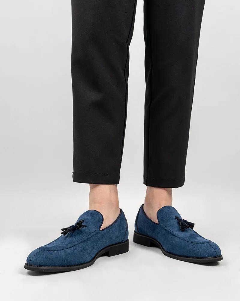 Valentino Rockstud Loafers Men's Suede Tassels Slip-on Vintage Penny Casual Moccasin Loafers