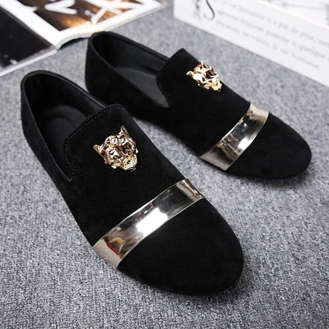 Buckle Flat Shoes Summer Men Casual Shoes Suede Shoes Male Loafers Flats Boy Driving Soft Moccasins Footwear Slip-On Walking Comfortable
