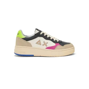 SUN68 BIG BASKET BLACK/OFF WHITE SNEAKERS FOR MEN Prada Sneakers Sale