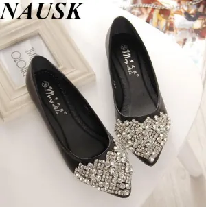 NEW 2017 Flats Shoes Women For Casual Crystal Boat Casual Shoes Amazon