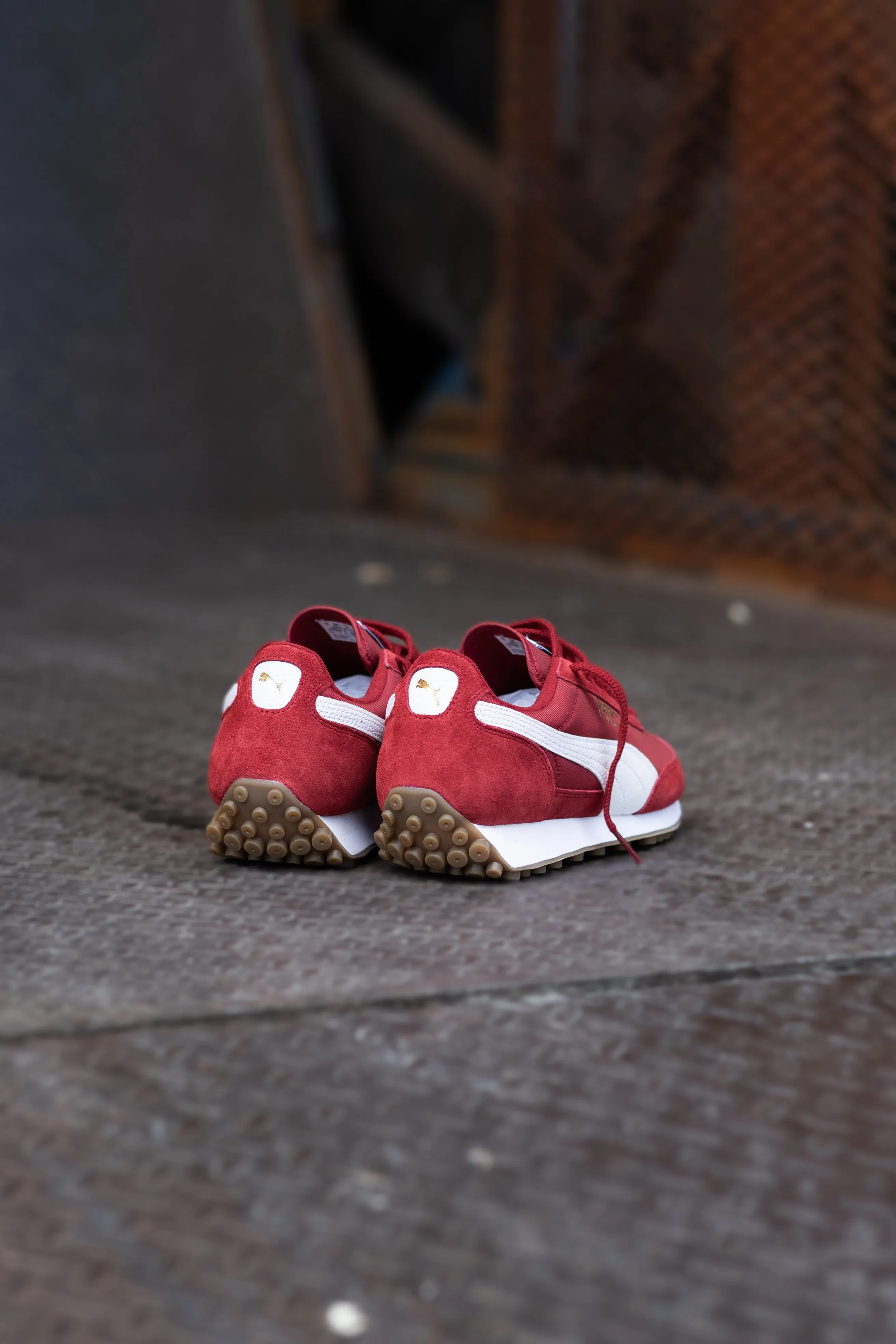 Mens Puma Easy Rider Vintage (Intense Red/Puma White) Asics Snapdown 4 Wrestling Shoes