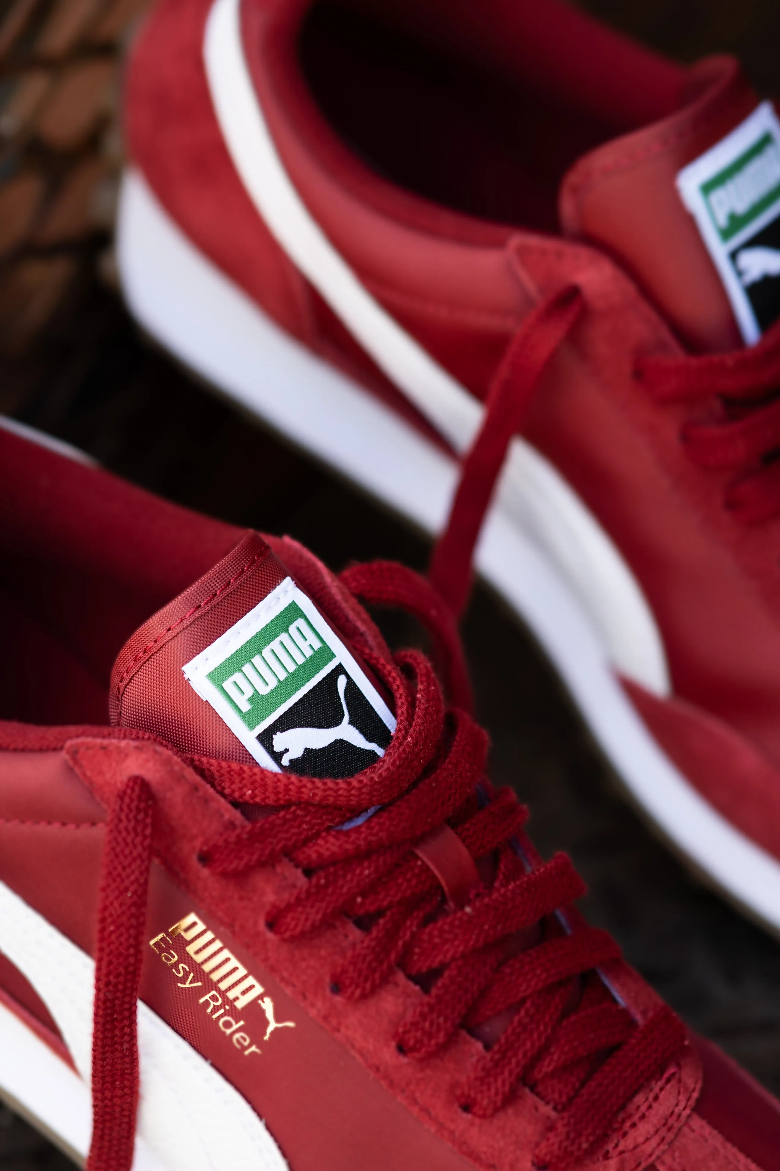 Mens Puma Easy Rider Vintage (Intense Red/Puma White) Asics Gel-pulse 15 Running Shoes