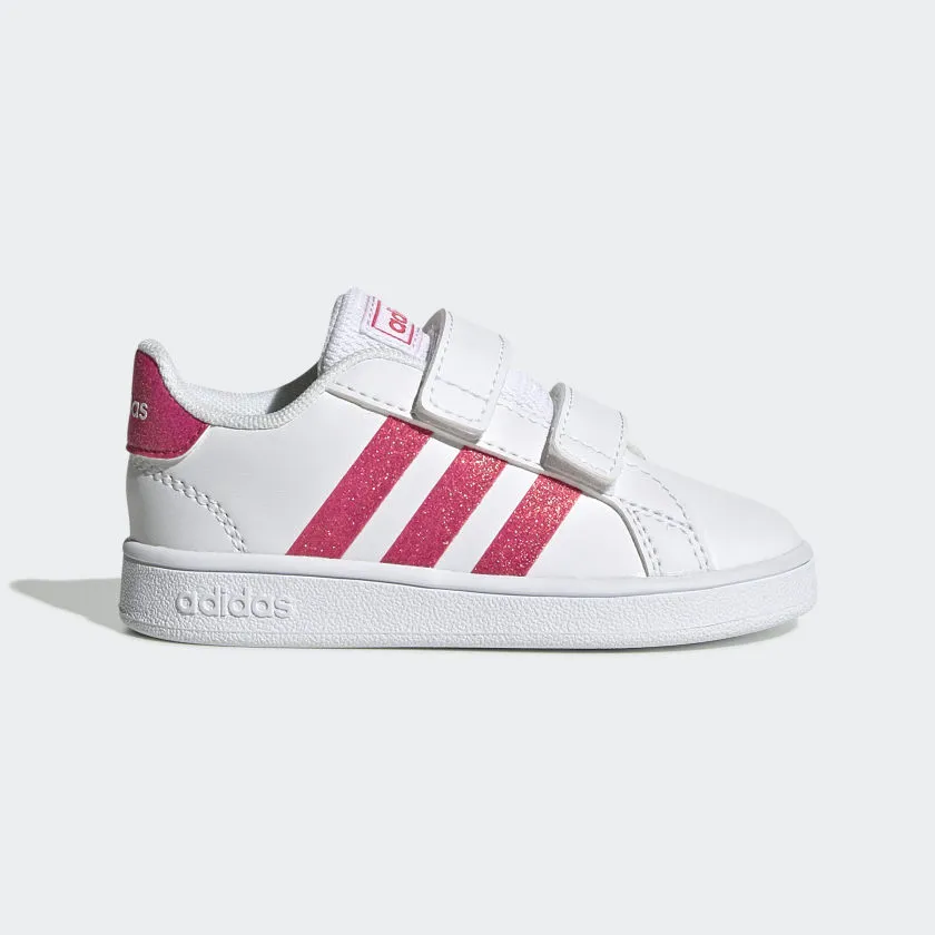 Promo Code For Adidas Shoes Adidas Infants Grand Court Shoes White Pink EG3815