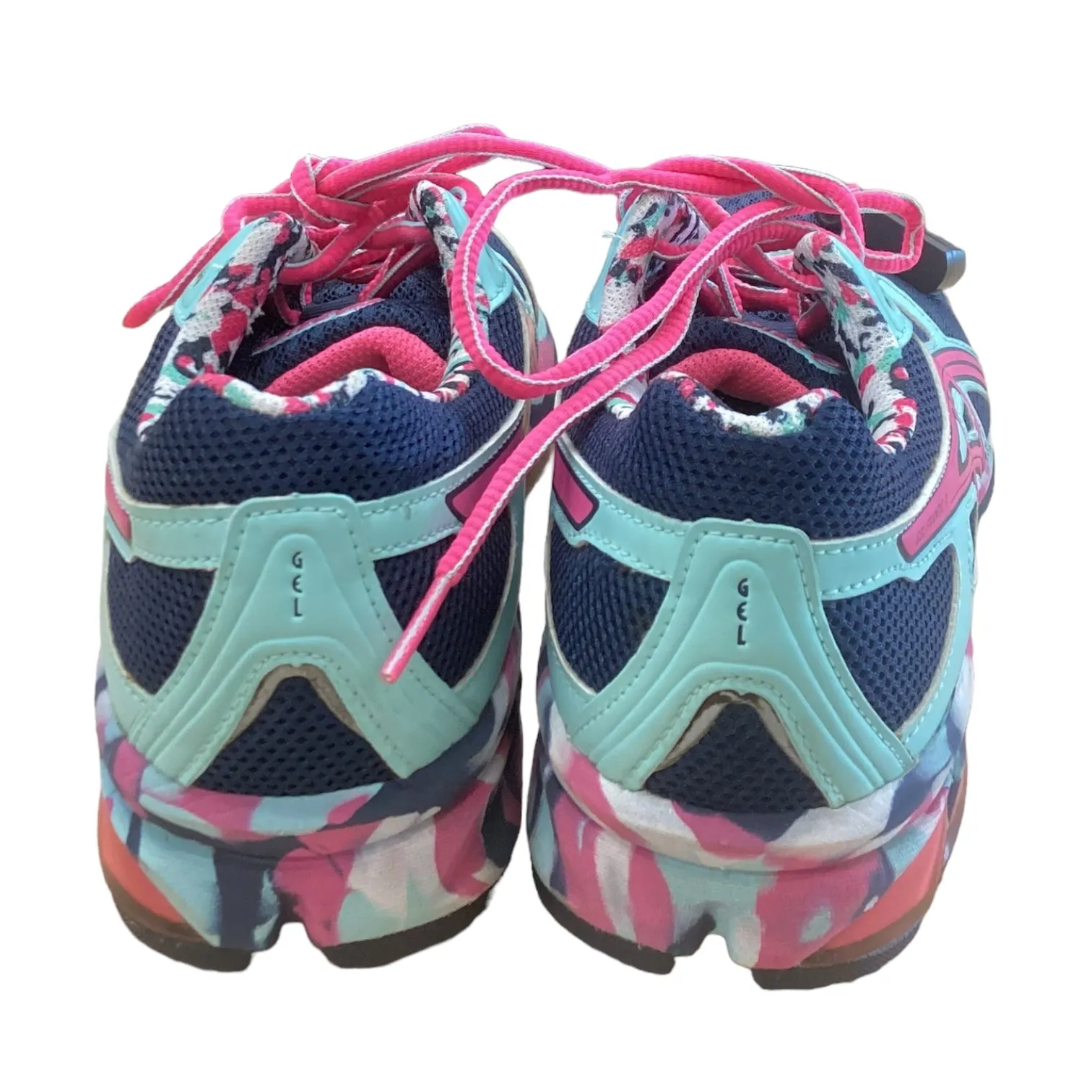 Blue & Pink Shoes Athletic Asics, Size 6.5 Asics 2019 Running Shoes