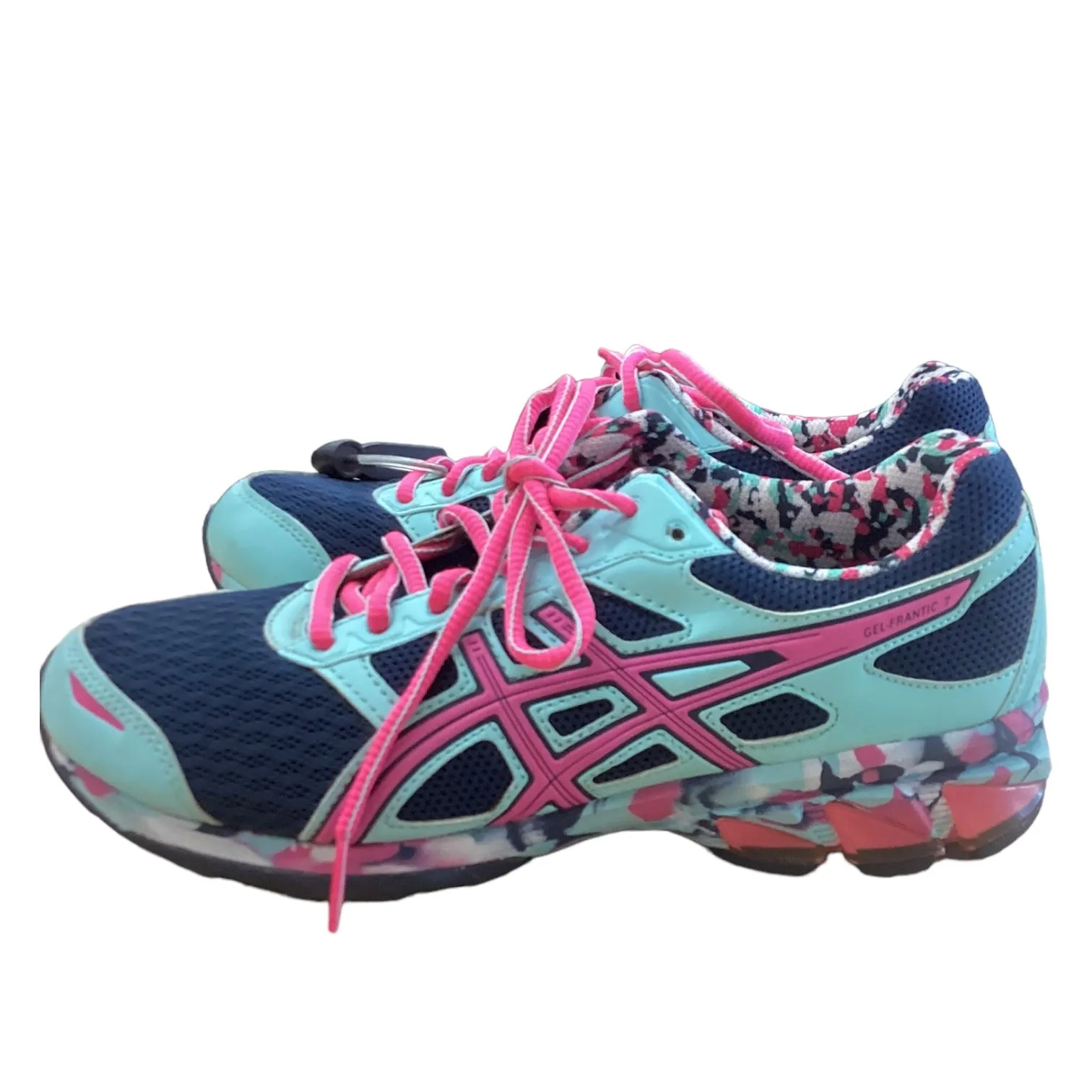 Best Asics Shoes For Back Pain Blue & Pink Shoes Athletic Asics, Size 6.5