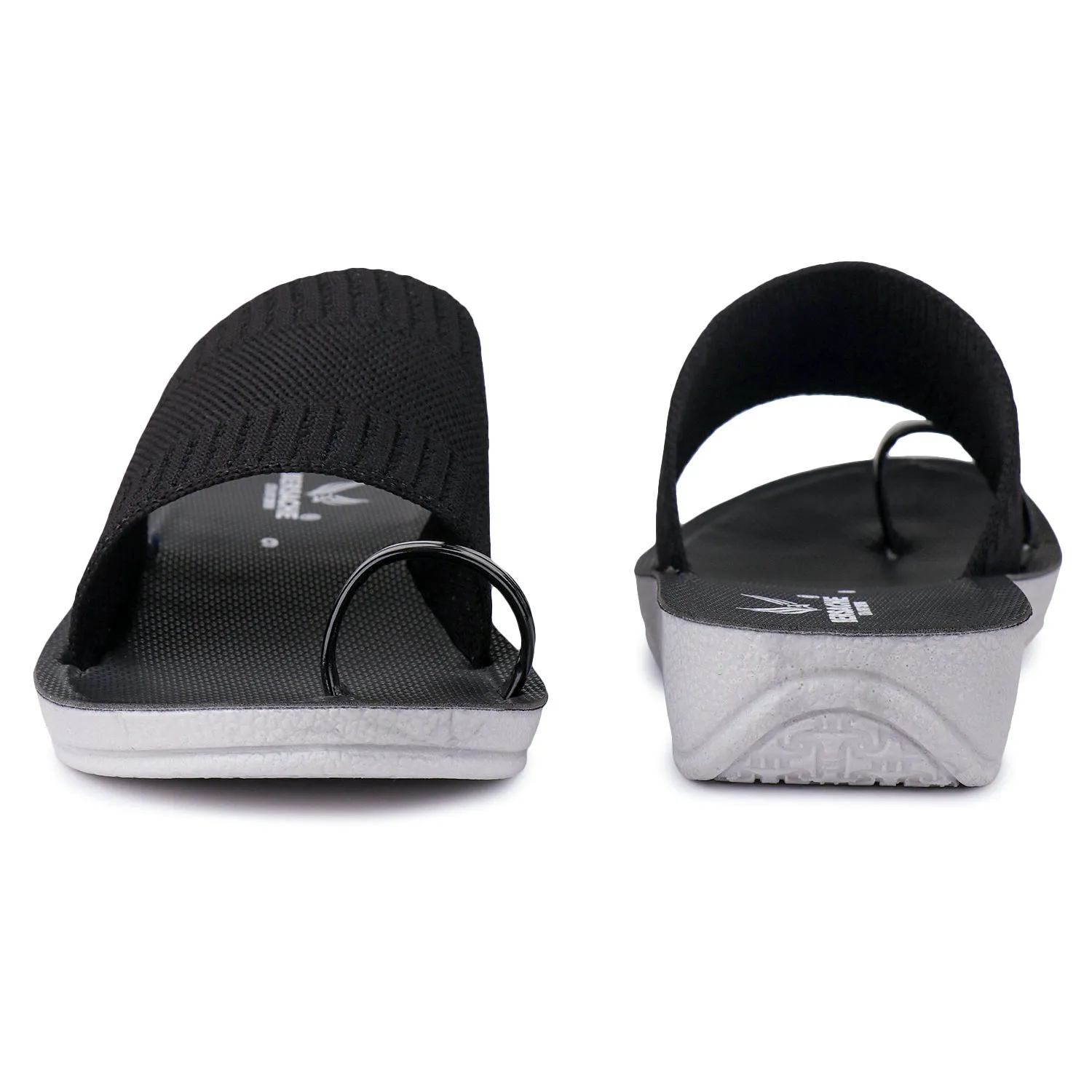 Bersache Extra Soft Classic Casual with  Regular wear with Ultra Soft & Flexibility Technology Flip Flop For women's/Girl's-(6151-Black) Slippers Oz