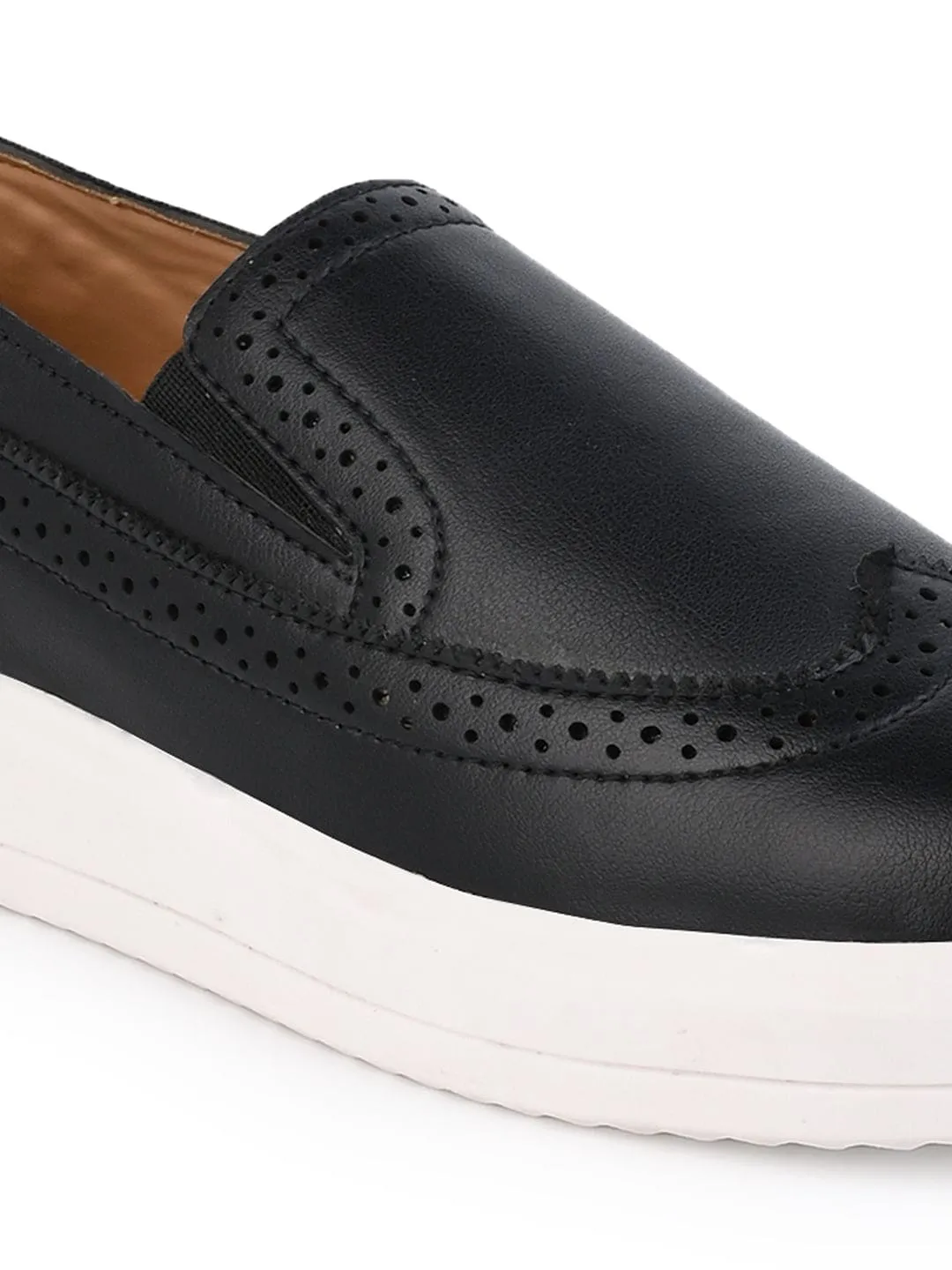 Faux Fur Slip On Shoes Esmee Metro Ease Sneakers for Women - Black