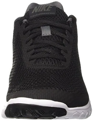 NIKE MENS NIKE FLEX EXPERIENCE RN 6 BLACK BLACK DARK GREY SIZE 12 Asics Plated Shoes