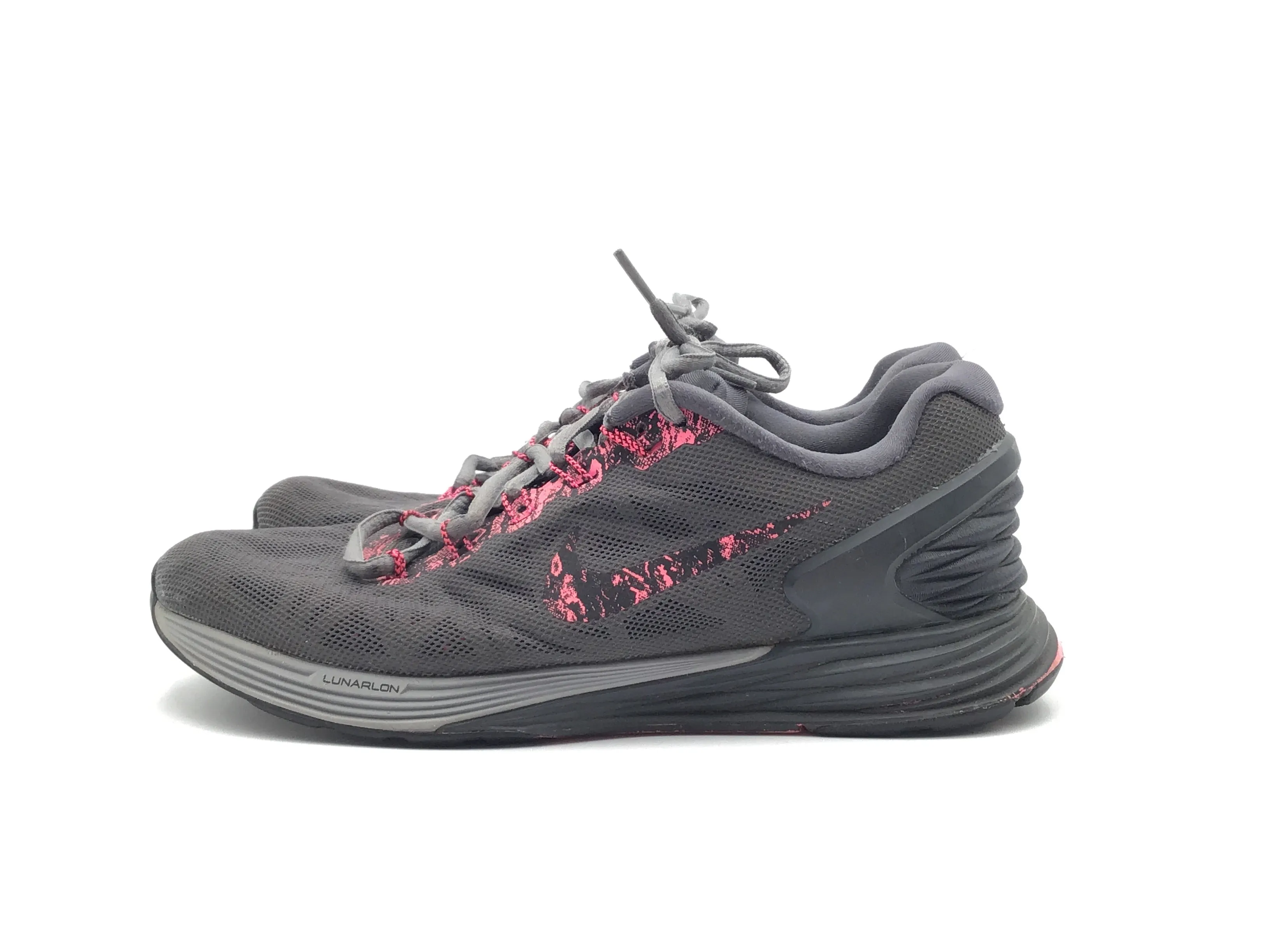 Asics Gel-resolution 9 Court Shoe Shoes Athletic By Nike In Pinkgray, Size: 8