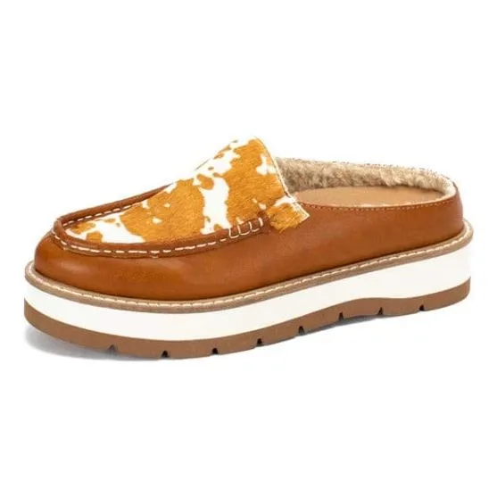 Backless Faux-Fur-Lined Loafers Loafers Ebay