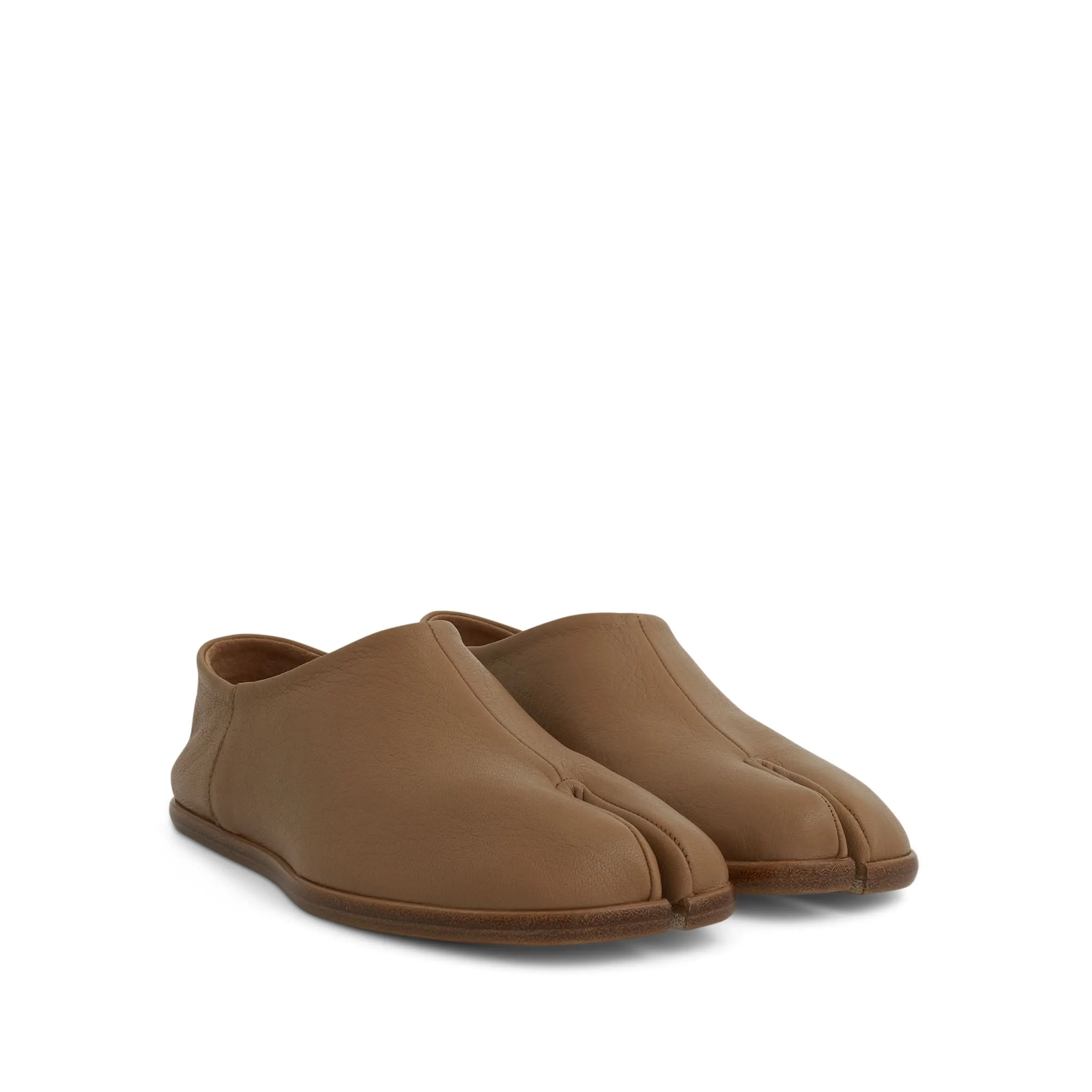 Tabi Babouches in Nude Nine West High Heel Loafers