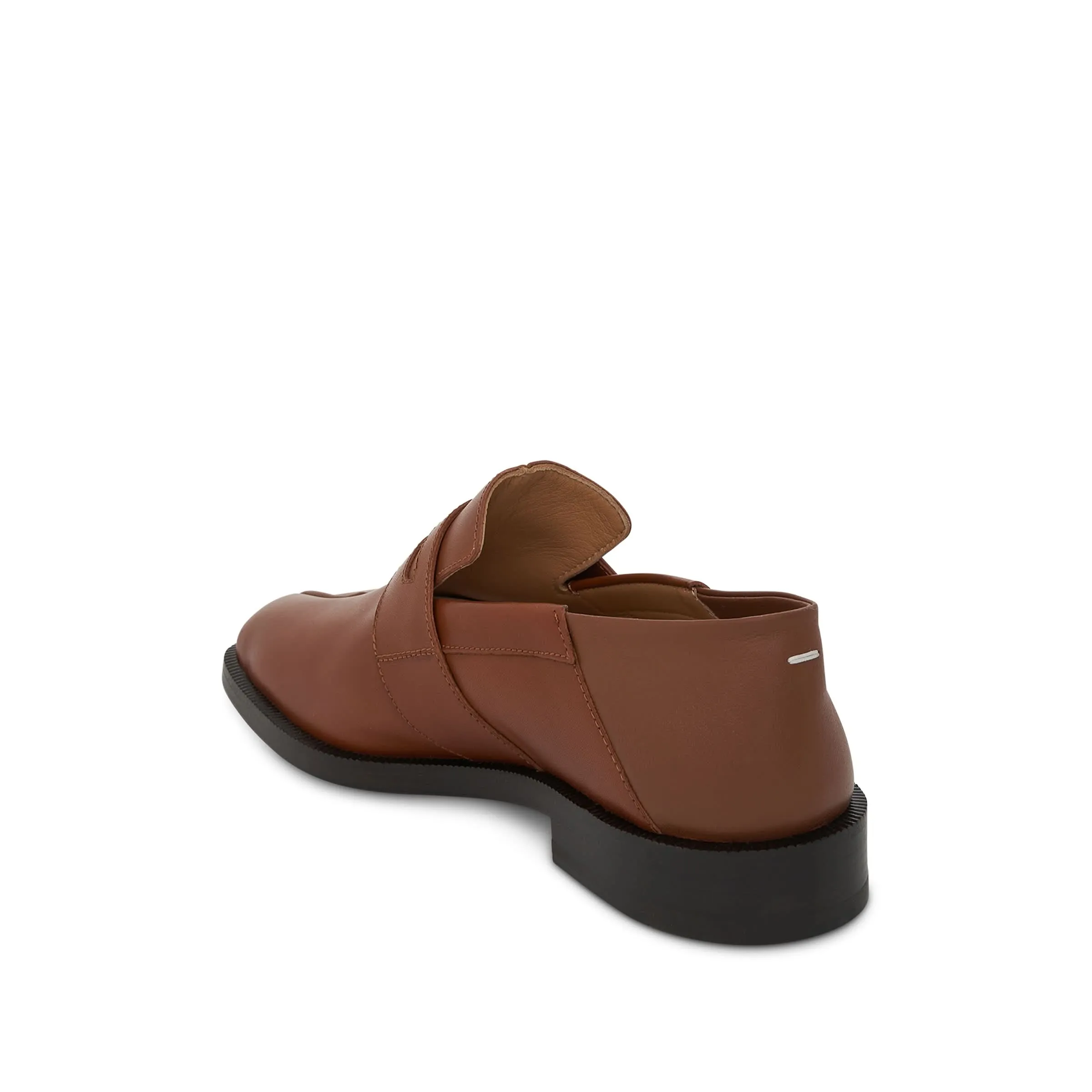 Best Loafers For Comfort Tabi Collapsable Heel Loafer in Copper Brown