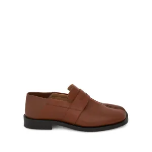 Drivers Loafers Tabi Collapsable Heel Loafer in Copper Brown