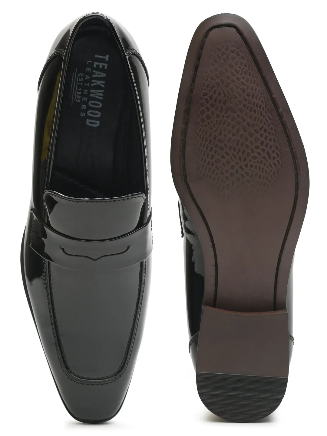 Teakwood Men Genuine Leather Slip-ons Slip Slippers Slip Ons