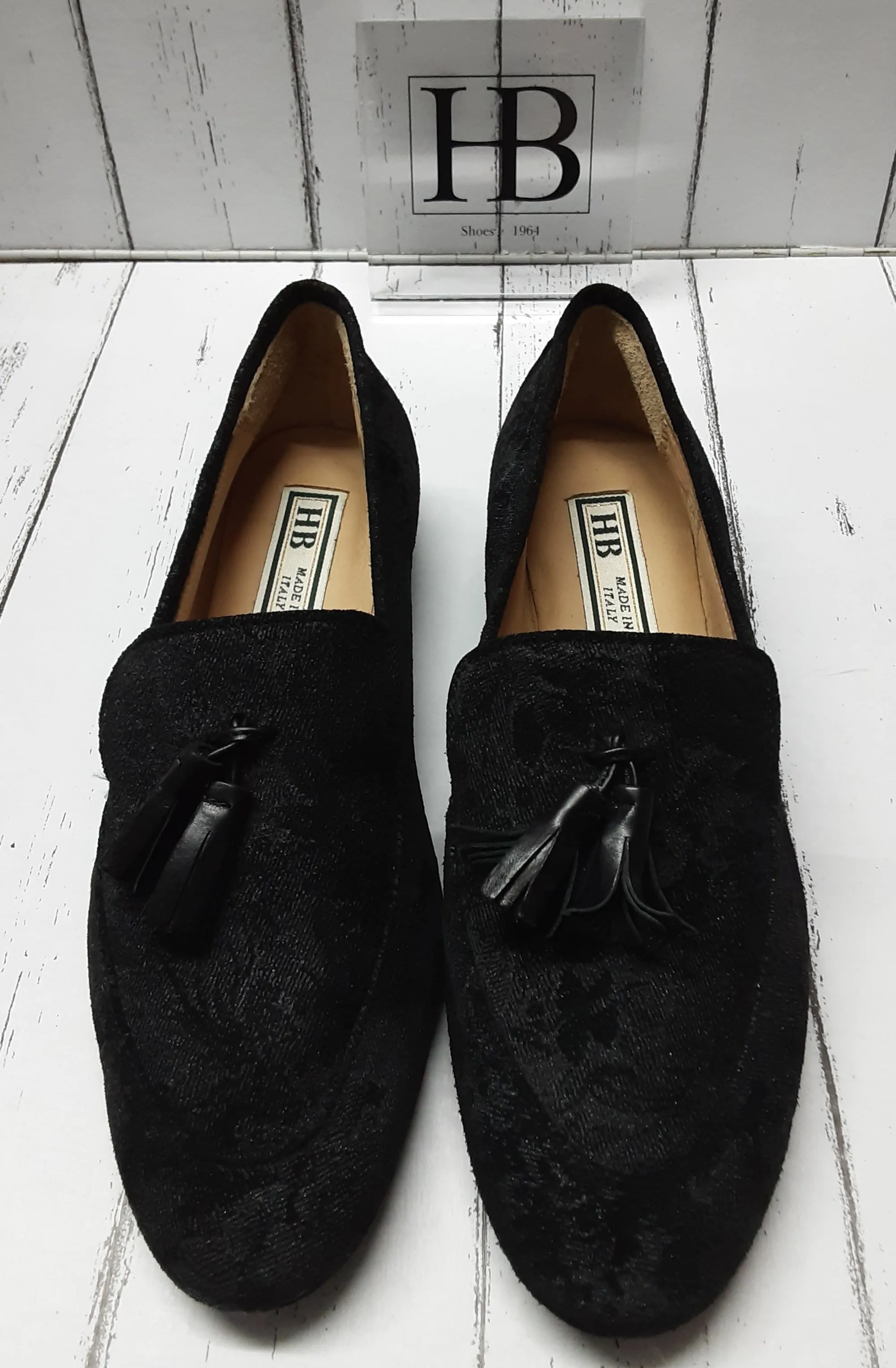 Nine West Penny Loafers HB Italia - 852 - ANTRACITE PIZZO LOAFER - 7952 - Black