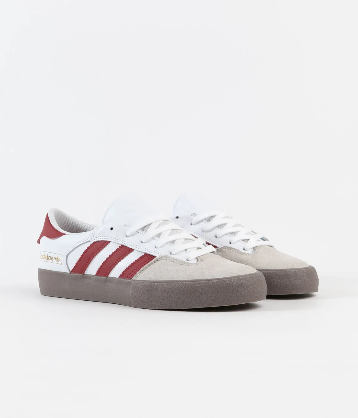 Adidas Matchbreak Super Shoes - White / Power Red / Gum Adidas Retro Skate Shoes