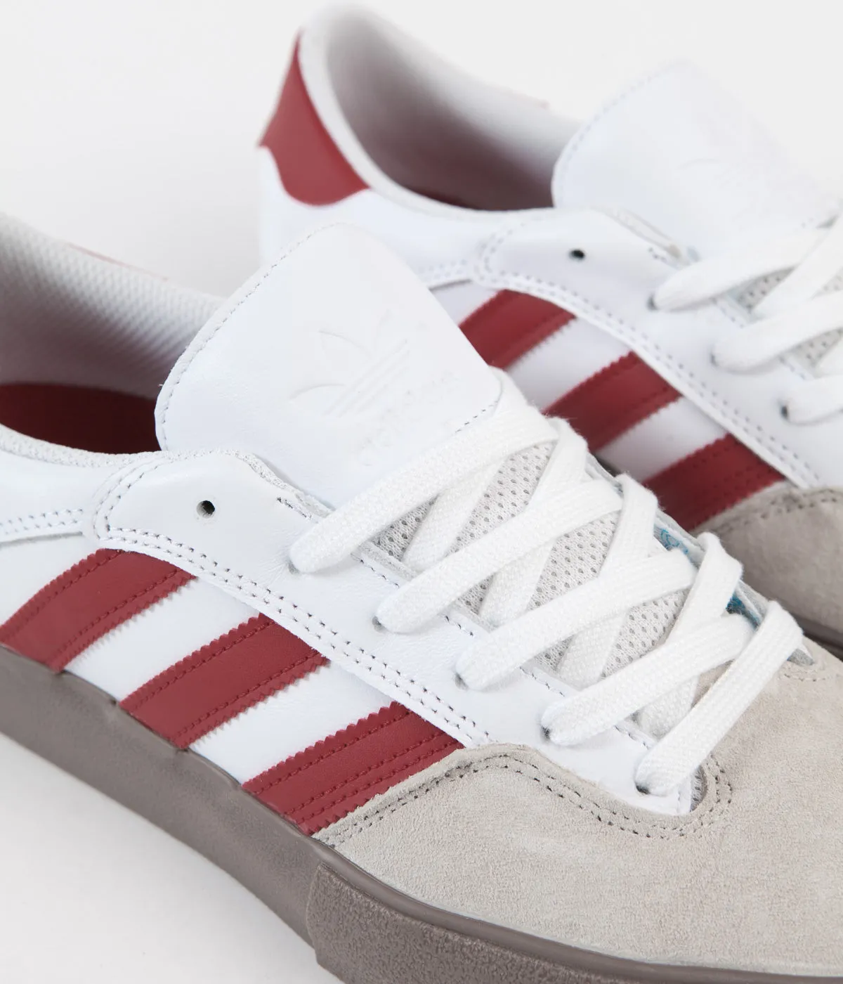 Adidas Matchbreak Super Shoes - White / Power Red / Gum Adidas Low Cut Shoes