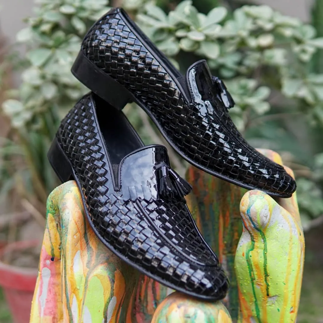 Adler Shoe - AS 2641 -Patent- Gothic Loafers