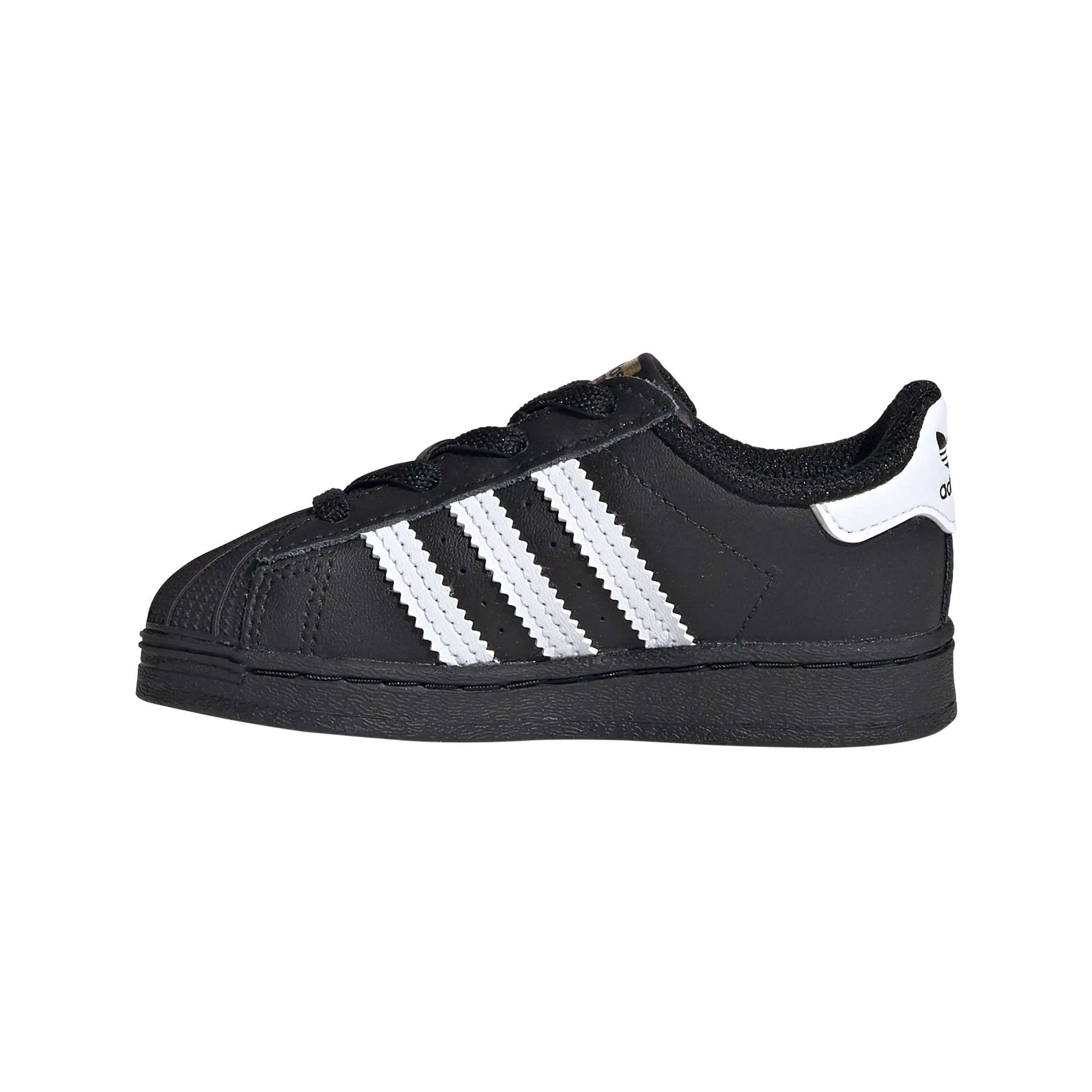 Adidas Ankle High Shoes Baby/Toddler Adidas Superstar EL I "Core Black"