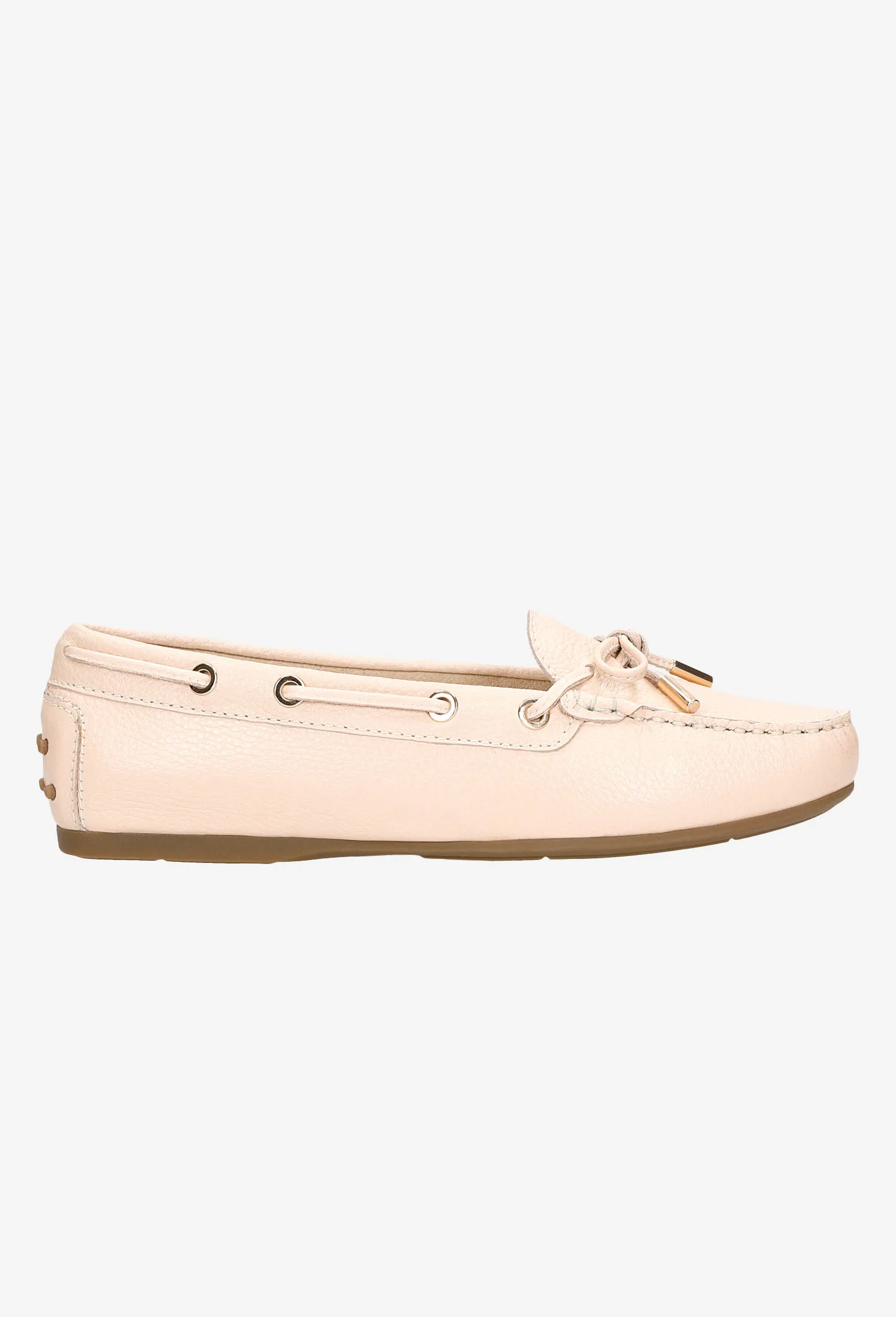 Jelly Oxfords Wojas Light Pink Leather Loafers | 4603554